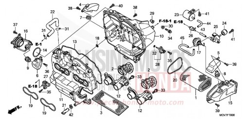 FILTRE A AIR CBR600FC de 2012